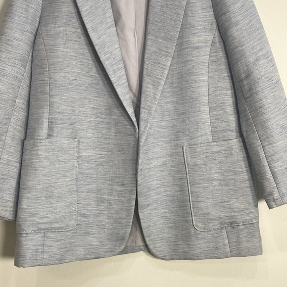 Banana Republic Cotton Linen Blend Blazer 6P - Picture 5 of 13
